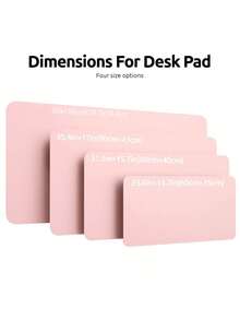 Leather Non-Slip Desk Mat, Large Mouse Pad, Waterproof PU Leather Desk Protector, Keyboard And Computer Mat, Writing Pad-Perfect For Both Office And Home Use. A Minimalist, Multi-Purpose Coffee Table Mat And Makeup Mat That's Easy To Clean And Store. - Multicolor - View 3