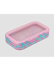 1 Pc PVC Inflatable Swimming Pool With Double-Layer Airtight Valves And A Bottom Drain Device. It Requires No Power Supply And Comes With Various Accessories, Making It Ideal For Outdoor Water Parties. - One Size Fits All - View 6