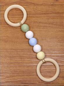 5Packs Unfinished Solid Wood Rings For Craft Smooth Surface Natural Wood Rings For Macrame Pendant Connectors Jewelry Making DIY Home Decoration Gift - multicolor - View 4