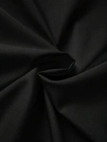 GlowEve CURVE 大尺碼優雅珍珠裝飾襯衫，夏季 - 黑色 - 查看 7