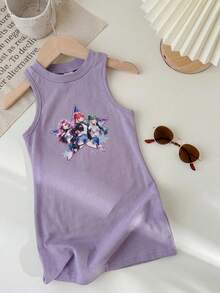 SHEIN 2 piezas Vestidos para niñas jóvenes - Multicolor - Ver 13