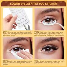 1 Set 4Pcs Magnetic Eyeliner And Magnetic False Eyelashes Kit Natural Reusable Fox Eye Lashes Lengthening Long Outer Corner For Women Daily Makeup - Multicolor - View 7
