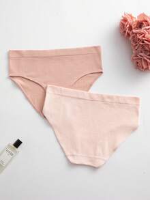 SHEIN 6件裝舒適女款無痕三角內褲 - 彩色 - 查看 5
