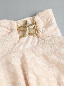 Sweetra French Lace Hot Girl Style Cake Skirt A-Line Mini Skirt Summer Women's Skirt - Apricot - View 6