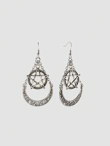 MortiRose A Star Gothic Style Hot-Selling Earrings - Substitute Platinum - View 5