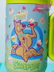 SCOOBY-DOO X Joivida 24oz 不鏽鋼保溫杯/咖啡杯，附手把與吸管，防漏，保溫保冷 - 綠色 - 查看 2