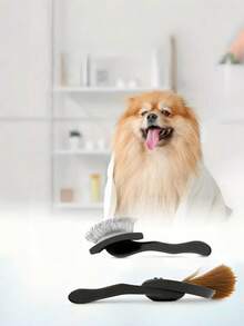 Dog Cat Slicker Brush Pet Grooming Comb For Shedding Fluff Styling Detangling Loose Undercoat Remover Gentle Skin Friendly For All Coat Types - Multicolor - View 6