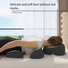 Bantal Pijat Kecantikan Fungsional | Dukungan Tingkat Spa untuk Wajah + Tubuh - Bantal Spa untuk Wajah dan Tubuh, dengan Lubang Kontur dan Kasur Spa Anti-Selip, Cocok untuk Dukungan Leher, Punggung, dan Dada - Penggunaan Ganda untuk Rumah atau Salon, Desain Ergonomis - Beraneka warna - View 8
