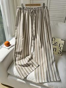 Comfortcana Pantalones casuales y versátiles de primavera/verano con diseño de cintura con cordón para mujer de talla grande - Multicolor - Ver 4