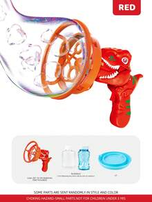 MINKOJA 2-In-1 Dinosaur/Unicorn Bubble Machine, Featuring A Double-Layer Large Bubble Design, One-Touch Operation For Massive Bubble Output, And 360° Leak-Proof Construction. A Fun Toy For Summer Outdoor Activities And Parent-Child Bonding. - Multicolor - View 8