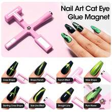 Multi-Function Strong Magnetic Stick For 3D Cat Eye Gel Polish Nail Magnet Tool Magnet Pen Nails Art Design Glitter Effect Magic Manicure Salon Tools - Black - View 10