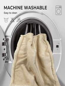 1PC Waterproof Fleece Blanket,Pet Blanket, Dog Cage Pad, Sofa Cushion, Cat Bed Mat, Dog Bed Blanket - Beige - View 6