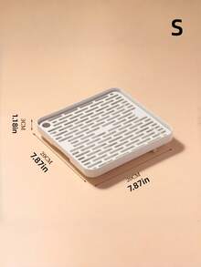 1PC Large Capacity Plastic Removable Mesh Grid Easy Clean Rectangular White Small Animal Litter Box Potty Training Pan Washable Pet Waste Disposal For Puppy Kitten Rabbit Guinea Pig Hamster Chinchilla Hedgehog Ferret Indoor Cage Accessories - Multicolor - View 6