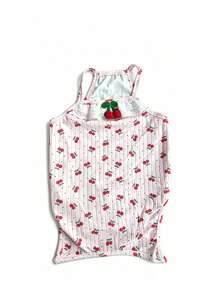 PETSIN 1PC Belly Warming Pet Home Wear, Thin Breathable Suspender Vest For Small Dogs Teddy Bichon Pomeranian - Multicolor - View 5