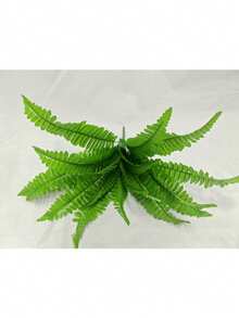 45cm 18 Leaves Artificial Palm Tree, Faux Monstera Plant, Tropical Leaves Plastic Cycas Tree For Home Garden Indoor Outdoor Decor - Green - View 5