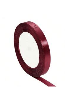 1 cuộn ruy băng satin màu đỏ rượu vang bóng 22 mét, màu trơn, dùng cho thiệp mời đám cưới DIY, gói quà nước hoa cô dâu, trang trí tiệc, dự án may vá, phụ kiện cưới cô dâu, vật dụng đám cưới, trang trí tiệc DIY, gói quà - Rượu vang đỏ - Xem 4
