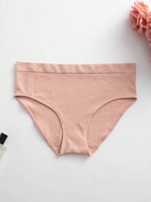 SHEIN 6件裝舒適女款無痕三角內褲 - 彩色 - 查看 6