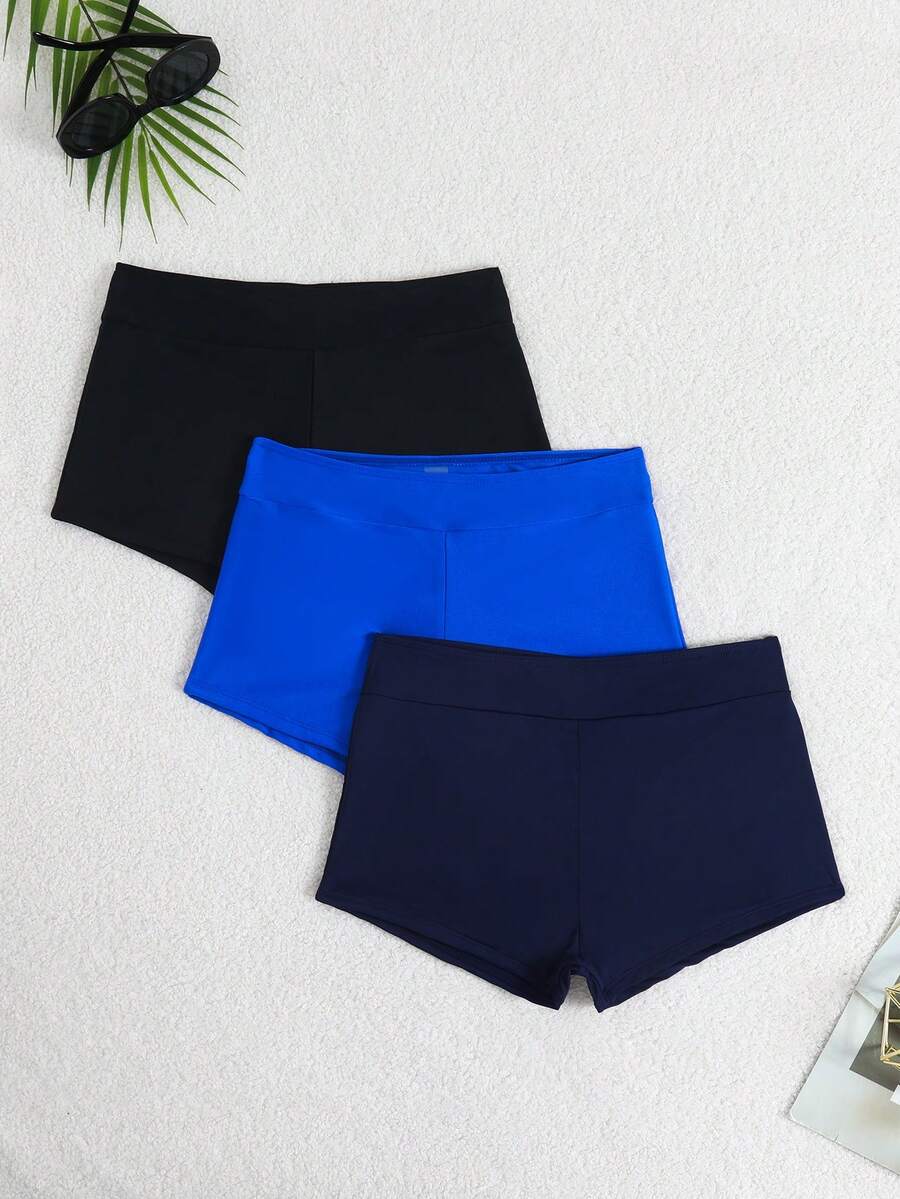 Swim SPRTY 2026SS 熱銷多色拼接折扣優惠度假海灘休閒海邊女款泳裝泳褲 - 彩色 - 查看 1