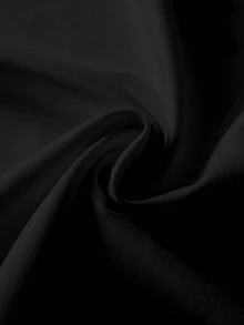 Balvessa 女款波希米亞風寬鬆花卉刺繡蝙蝠袖上衣 - 黑色 - 查看 3