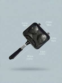 SHEIN 1 Peça Forma de Assar Taiyaki (Bolo em Formato de Peixe), Molde de Assar Waffle, Bandeja de Assar Bolo DIY - Multicolorido - Visão 8