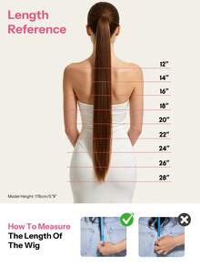 Pony Tails Real Hair Extension Jet Black Straight Ponytail Extension Human Hair Invisible Wrap Around Ponytail Human Hair For Women Daily Work - S1 - View 11