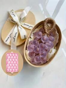 1 Set Standard Size Silicone Durable Non Stick Grape Shape Round Soap Candle Mold For DIY Craft Homemade Candle Soap Making Supplies Home Decoration Tool For Craft Lovers Hobbyists Silicone Mold - multicolor - View 2