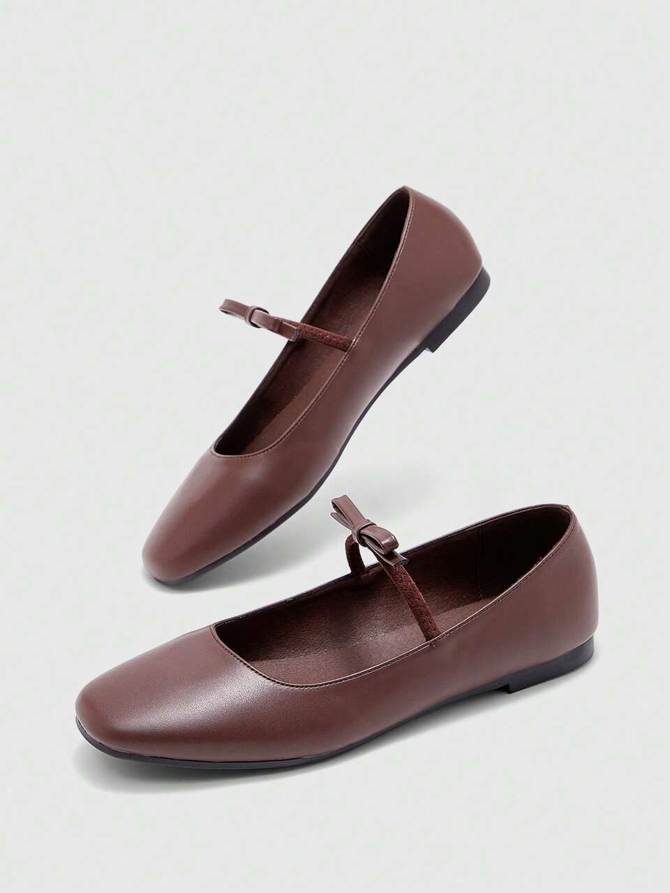 CUCCOO BIZCHIC Women's Fashion Flat Shoes, Bow Flat Bottom Global Four Seasons Commuter Elegant Foundation Festival Office Outdoor Daily Versatile
