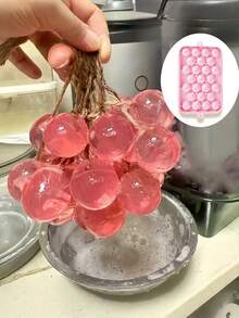 1 Set Standard Size Silicone Durable Non Stick Grape Shape Round Soap Candle Mold For DIY Craft Homemade Candle Soap Making Supplies Home Decoration Tool For Craft Lovers Hobbyists Silicone Mold - multicolor - View 6