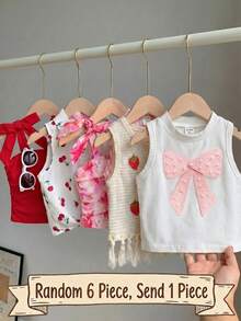 [Random 5Sets, Send 1 Set]!Surprise Box !!!!20% Chance Of Getting 1 Set!! Young Girl Round Neck - Multicolor - View 6