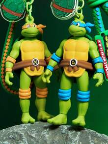 TEENAGE MUTANT NINJA TURTLES | SHEIN 立体创意包包挂件、钥匙扣、礼品 - 綠色 - 查看 7