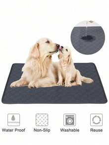 Multi-Purpose 100% Waterproof Washable Dog Pee Pads – Super Absorbent Non-Slip Reusable Training Mat For Puppies & Senior Dogs, Leak-Proof Incontinence Protection - Multicolor - View 9