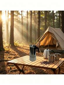 12 Cup Stainless Steel Espresso Coffee Maker, 600ml Moka Pot For Home, Kitchen, Camping - Silver - View 5