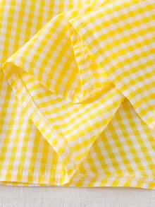 Vestido largo de princesa para niñas, estilo dulce y elegante, con lazo 3D, amarillo, suave y amigable con la piel, sin mangas, cuello cuadrado, cintura ceñida, para fiesta de cumpleaños, boda, temporada de actuaciones, ocasiones especiales y vacaciones, primavera-verano, nuevo - Amarillo - Ver 7
