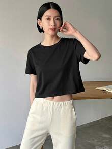 Livesso Camisetas de mujer - Negro - Ver 6
