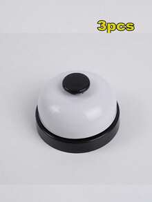 1/3pcs Of Hand Pressing Bell, Summoning Bell, Answering Bell, Front Desk Serving Bell, Dining Table Bell, Pet BellFor Bedroom,Travel,Office,School, Room & Festival Atmosphere Bell For Restaurant & Party - Multicolor - View 23