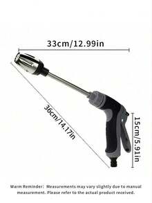 7PCS High Pressure Water Gun Hose, Garden Sprayer Nozzle Set, Universal For Europe And US - multicolor - View 5