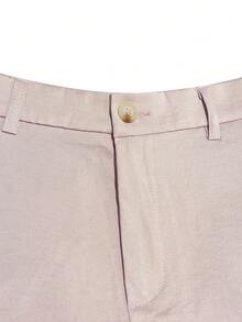 Manfinity Homme Pantalones cortos casuales rosas para hombres - Rosa - Ver 5