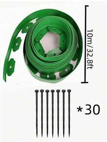 Bộ 1 món, dễ lắp đặt, bộ viền vườn nhựa PE 393,7 inch với mỏ neo cố định - ranh giới bãi cỏ cho cảnh quan và phân tách cỏ - Sự kết hợp - Xem 14