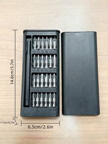 115 In 1 Deluxe Multifunctional Magnetic Screwdriver Set Hardened Reinforced Bits Cross Torx Precision Repair Tool Kit Portable Storage Case Black For Computer Phone Home Appliance DIY Father Day Gift Men Handyman Tool Set Must Haves - screwdriver - View 5