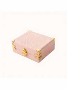 1PC Retro PU Leather Storage Boxes Mini Display Case Dustproof Transparent Lid For Miniature Models Collectors Gift Vintage Craft Organization Container - multicolor - View 6