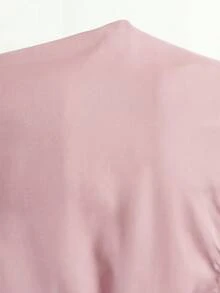 Rina Fox 女士纯色吊带背心，日常穿着 - 藕粉色 - 查看 4