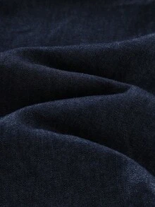GlowEve Women's Solid Color Casual Long Sleeve Denim Dress - Blue - View 8