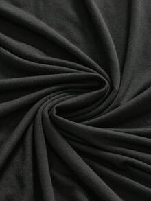 ROMWE Women's Short Goth Dress, Spring/Summer Vacation Beach Sexy - Black - View 4