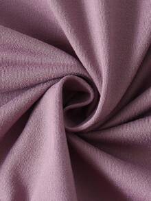 Notgurli HARRY POTTER X SHEIN Atasan Pria Lengan Pendek Kerah Bulat Warna Polos dengan Motif Karakter dan Huruf - Purple - View 5