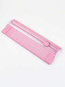 Cortador de papel A4, máquina de cortar papel de plástico portátil, herramienta de talla de madera mini, tijeras manuales deslizantes para escritorio - Multicolor - Ver 14