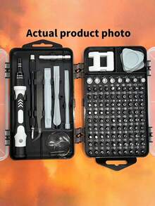 115 In 1 Deluxe Multifunctional Magnetic Screwdriver Set Hardened Reinforced Bits Cross Torx Precision Repair Tool Kit Portable Storage Case Black For Computer Phone Home Appliance DIY Father Day Gift Men Handyman Tool Set Must Haves - screwdriver - View 10