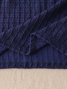 Áo polo ngắn tay dệt jacquard thường ngày cho bé trai, chất liệu thoải mái, kiểu dáng thời trang, phong cách mới xuân/hè, phù hợp cho nhiều mùa và dịp - Màu xanh lam - Xem 6