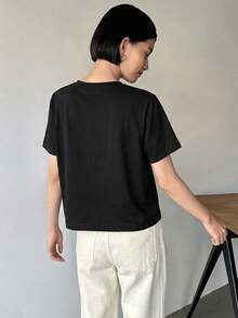 Livesso Camisetas de mujer - Negro - Ver 7