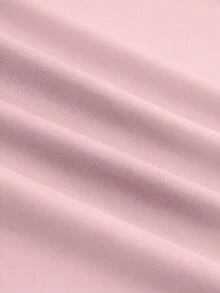 SHEIN Clasi 大码女式方领优雅收腰A字心形印花连衣裙，适合情人节、约会、派对等场合。 - 粉色 - 查看 4