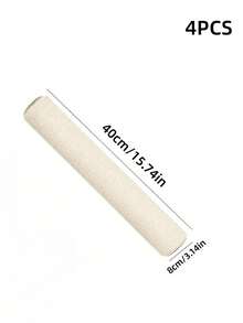 Paquete de 1/2/4 piezas de repuesto de poste rascador para gatos de sisal natural, resistente y duradero, amigable, para raíz con tornillo M8, múltiples tamaños, se adapta a gatitos, árbol de gato, torre de gato, piezas de muebles para gatos, sin tornillos, decoración del hogar interior, regalo de Navidad para gatos, repuesto de poste rascador para gatos - Blanco - Ver 10